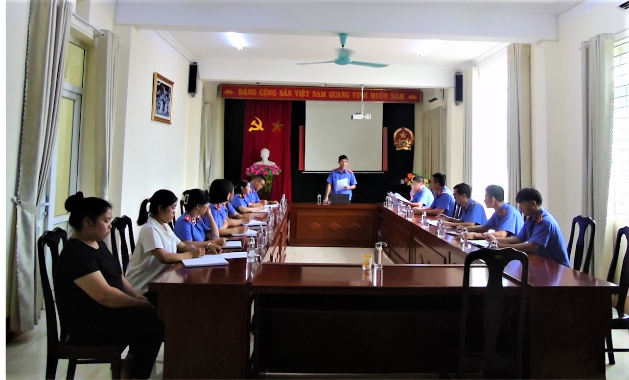 VKSND tỉnh Lai Châu công bố Kết luận thanh tra toàn diện đối với VKSND huyện Nậm Nhùn