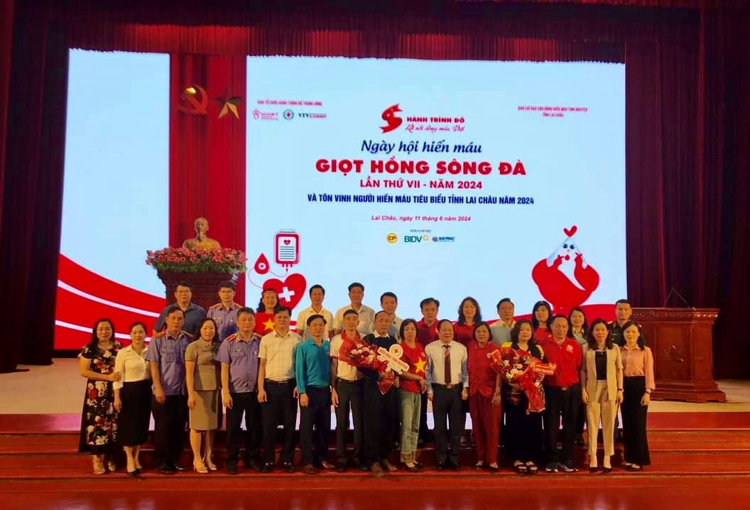 Viện kiểm sát nhân dân tỉnh Lai Châu tham gia chương trình Ngày hội hiến máu “Giọt hồng Sông Đà” lần thứ VII, năm 2024