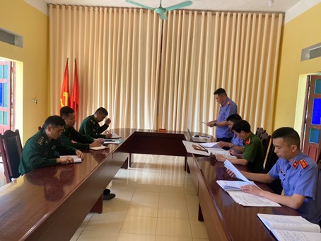 VKSND huyện Sìn Hồ kiểm sát trực tiếp Đồn biên phòng Pa Tần