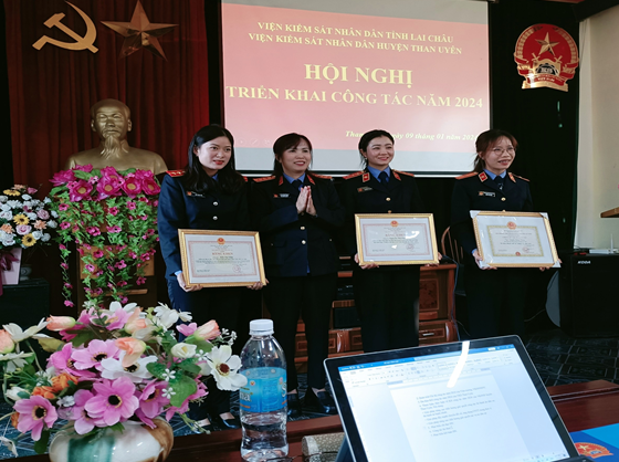 Viện kiểm sát nhân dân huyện Than Uyên, tỉnh Lai Châu tổ chức Hội nghị triển khai công tác năm 2024