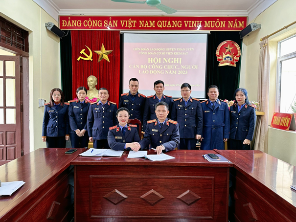 Viện kiểm sát nhân dân huyện Than Uyên tổ chức Hội nghị Cán bộ, công chức, người lao động năm 2023