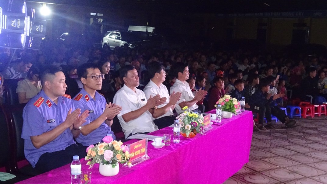 VKSND tỉnh Lai Châu phối hợp tuyên truyền pháp luật trên địa bàn huyện Sìn Hồ thông qua phiên tòa giả định